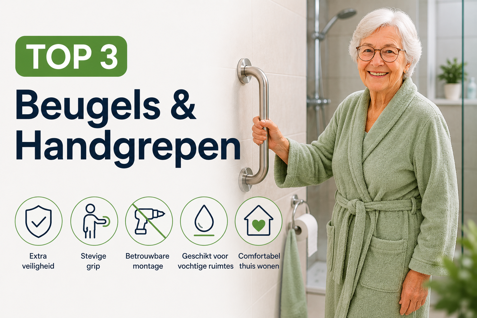 Top 3 wandbeugels & handgrepen voor ouderen (2026)